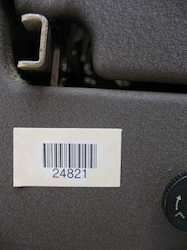 barcode metal labels 1